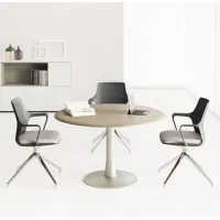 Zdjęcie Okrągły stół konferencyjny z metalową podstawą - Ø 120 x h.71,8