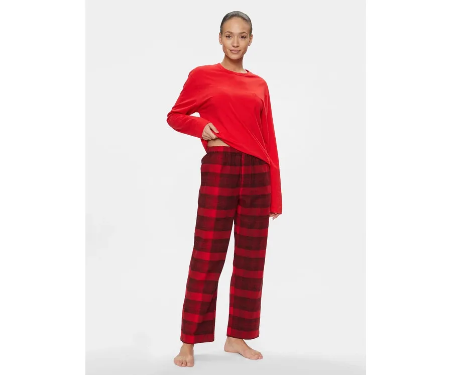 obrazek 1 Calvin Klein Underwear Piżama 000QS7036E Czerwony Relaxed Fit
