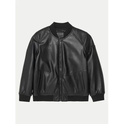 Zdjęcie Guess Kurtka z imitacji skóry L5RL08 WH2J0 Czarny Regular Fit