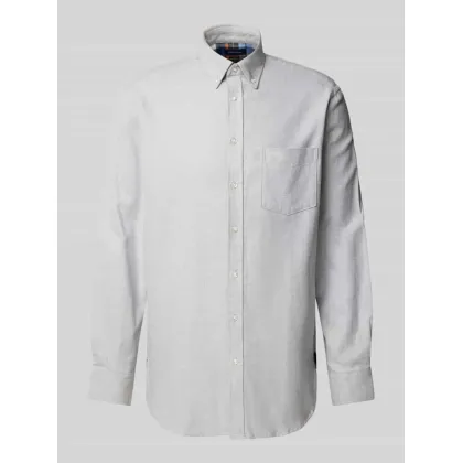 Zdjęcie Koszula casualowa o kroju regular fit z kołnierzykiem typu button down