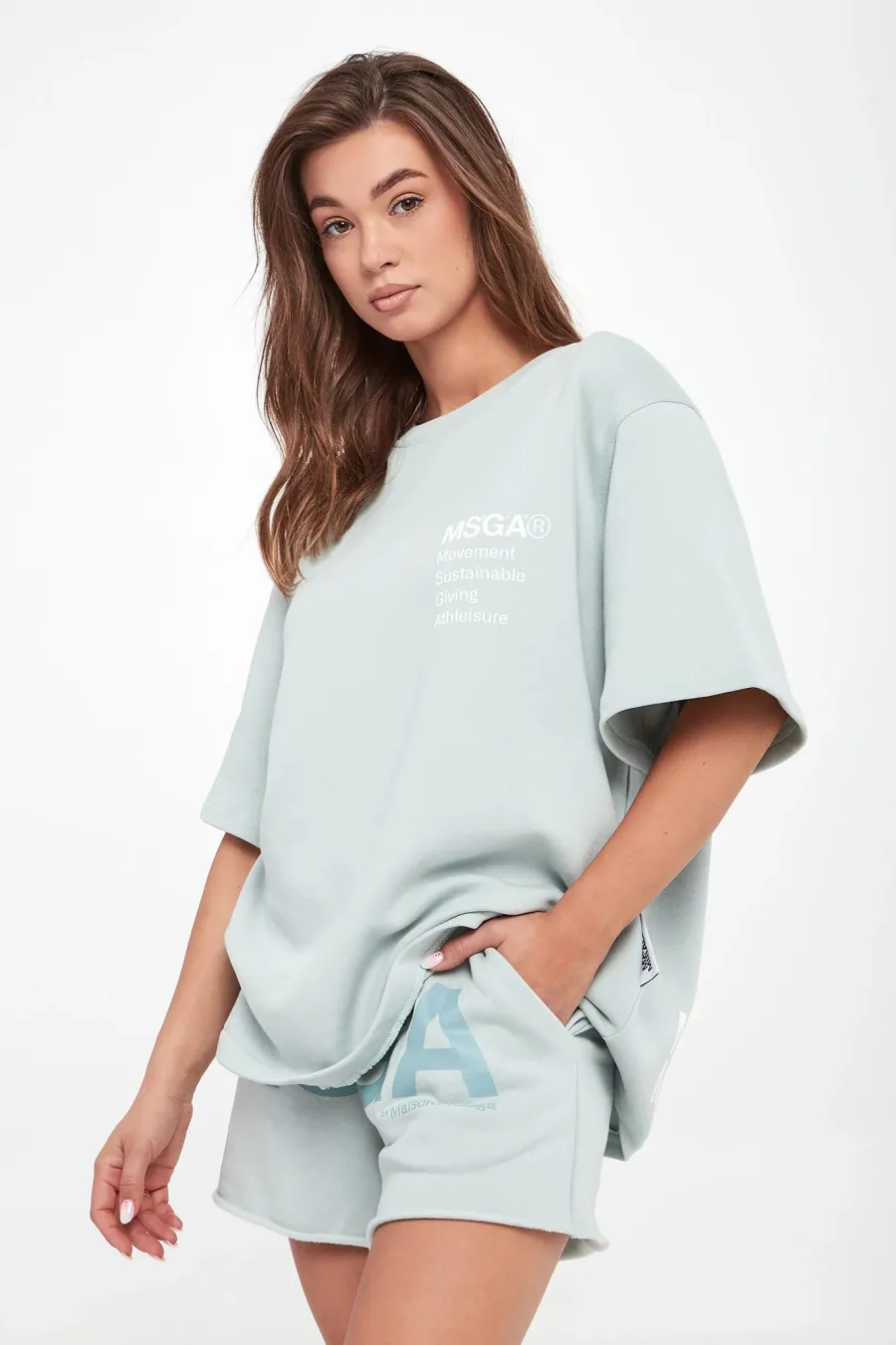 obrazek 1 Bluza damska z krótkim rękawem 19 MISAGA Misaga