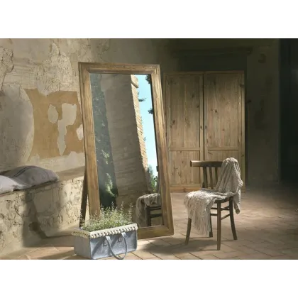 Zdjęcie Stylowe włoskie lustro z wiązu - Guarnieri