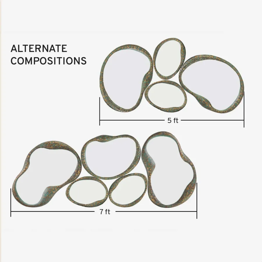 obrazek 4 Lustro z mosiądzu do przedpokoju