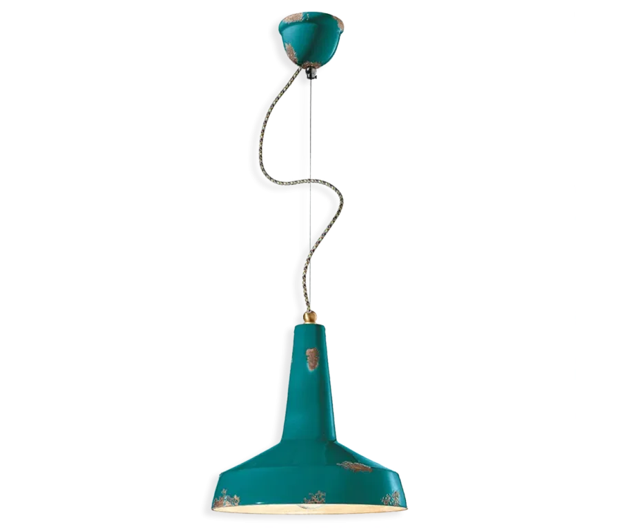 obrazek 6 Włoska duża lampa wisząca w stylu vintage o oryginalnym wzornictwie