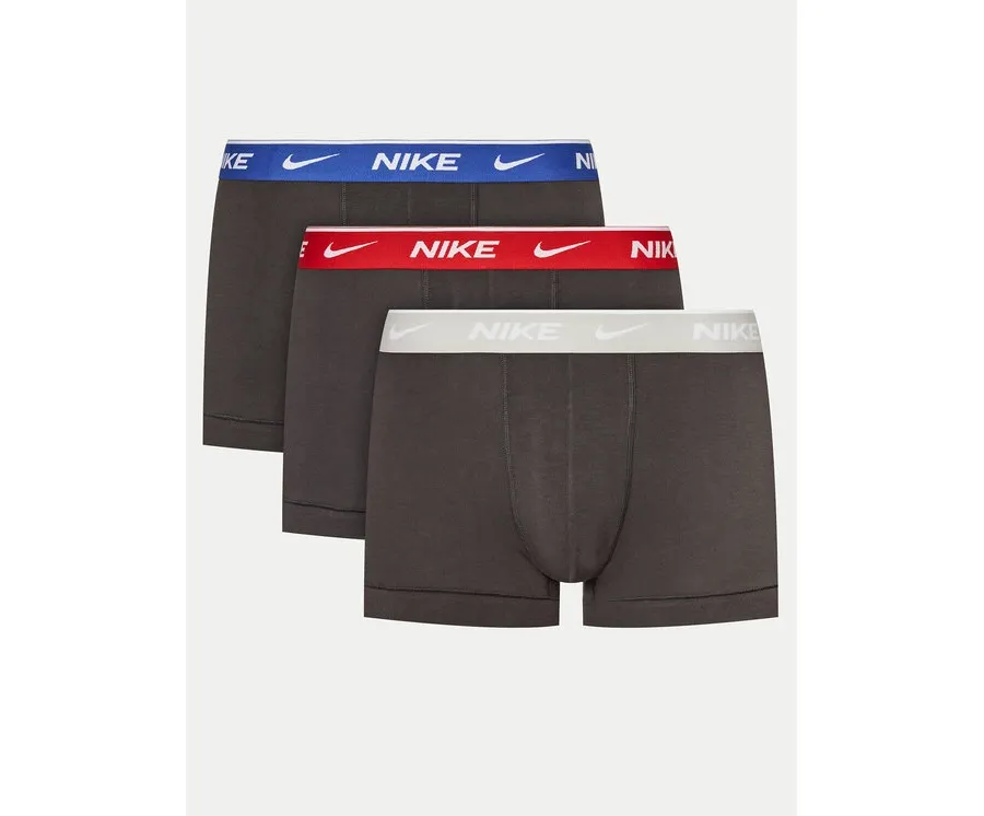 obrazek 1 Nike Komplet 3 par bokserek 0000KE1008 Szary