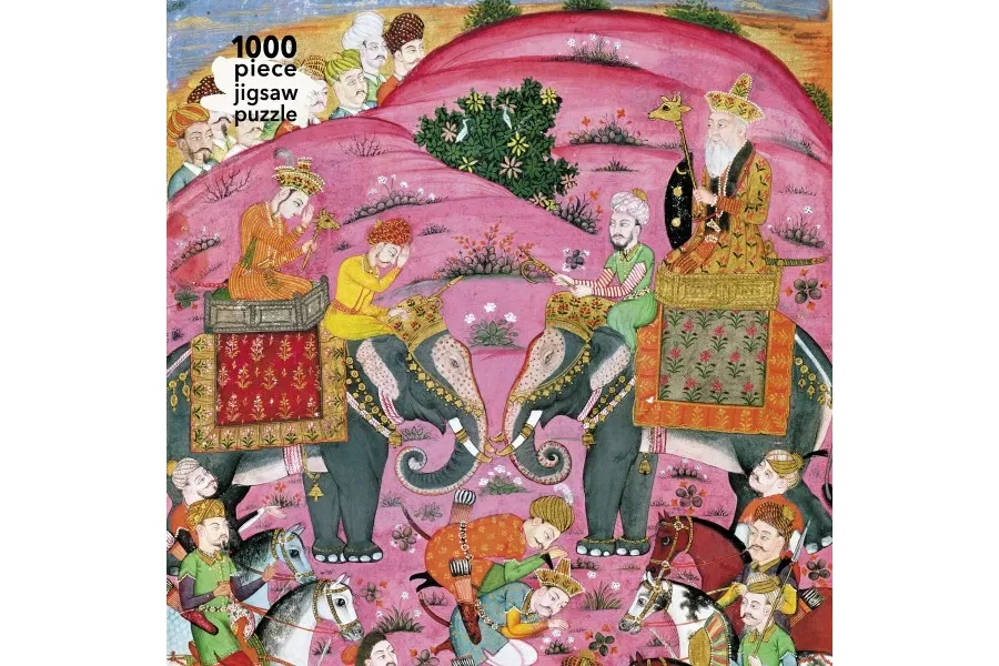 obrazek 1 Puzzle dla dorosłych: perscy bohaterowie według szkoły indyjskiej (XVI wiek) - Flame Tree Publishing