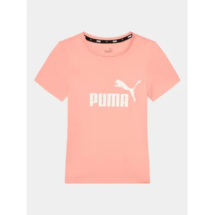 Zdjęcie Puma T-Shirt Ess Logo 587029 Pomarańczowy Regular Fit