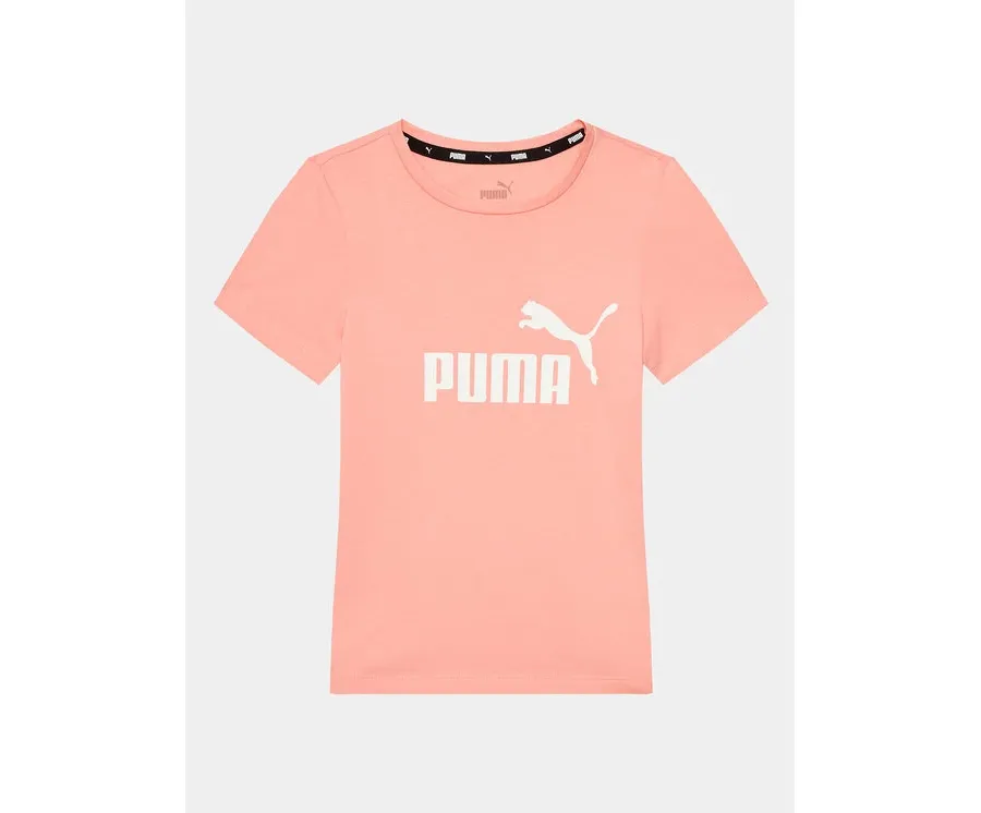 obrazek 1 Puma T-Shirt Ess Logo 587029 Pomarańczowy Regular Fit
