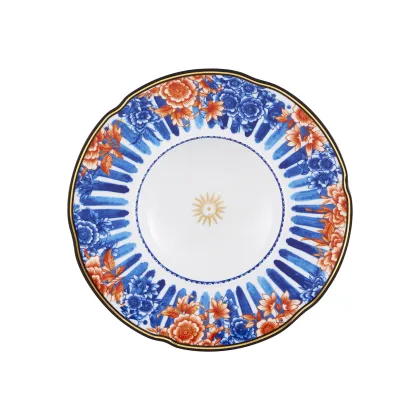 Zdjęcie Porcelanowy talerz do zupy Cannaregio z ozdobnymi motywami roślinnymi - Vista Alegre