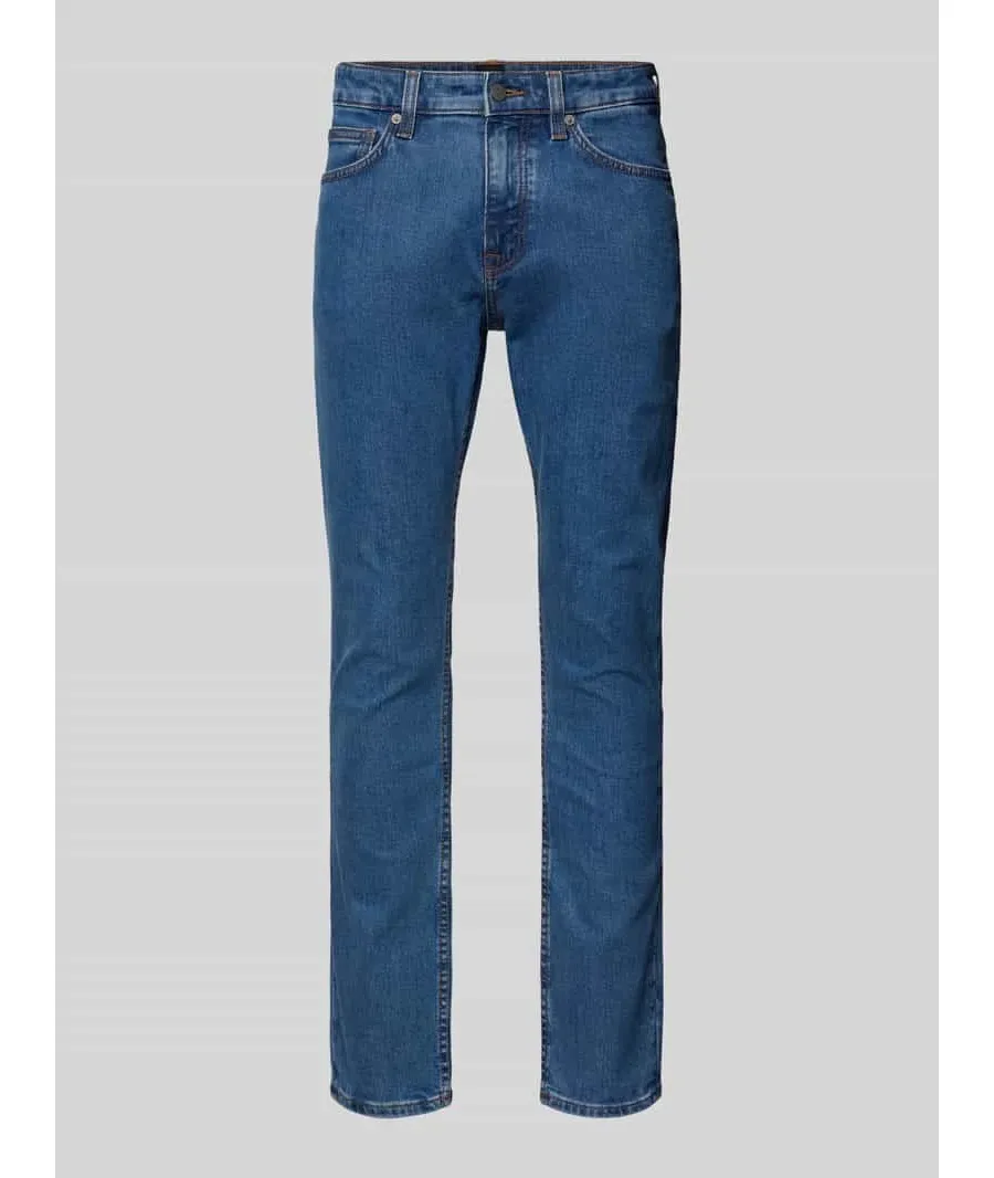 obrazek 1 Jeansy o kroju slim fit z 5 kieszeniami model ‘DELAWARE’