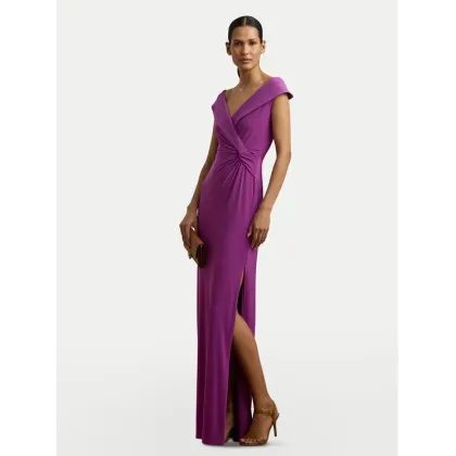 Zdjęcie LAUREN RALPH LAUREN Sukienka wieczorowa 253863940025 Fioletowy Slim Fit