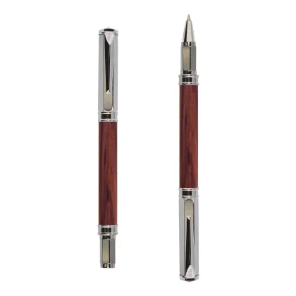Picture Stylish pen made of bubinga wood - Artemisia Roller Bubinga - M'Art