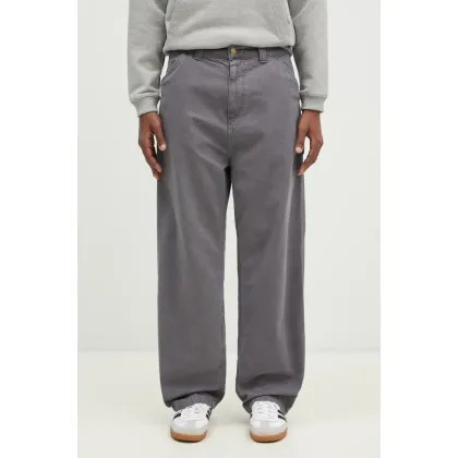 Zdjęcie Carhartt WIP spodnie bawełniane OG Single Knee Pant kolor szary w fasonie cargo I033754.874J