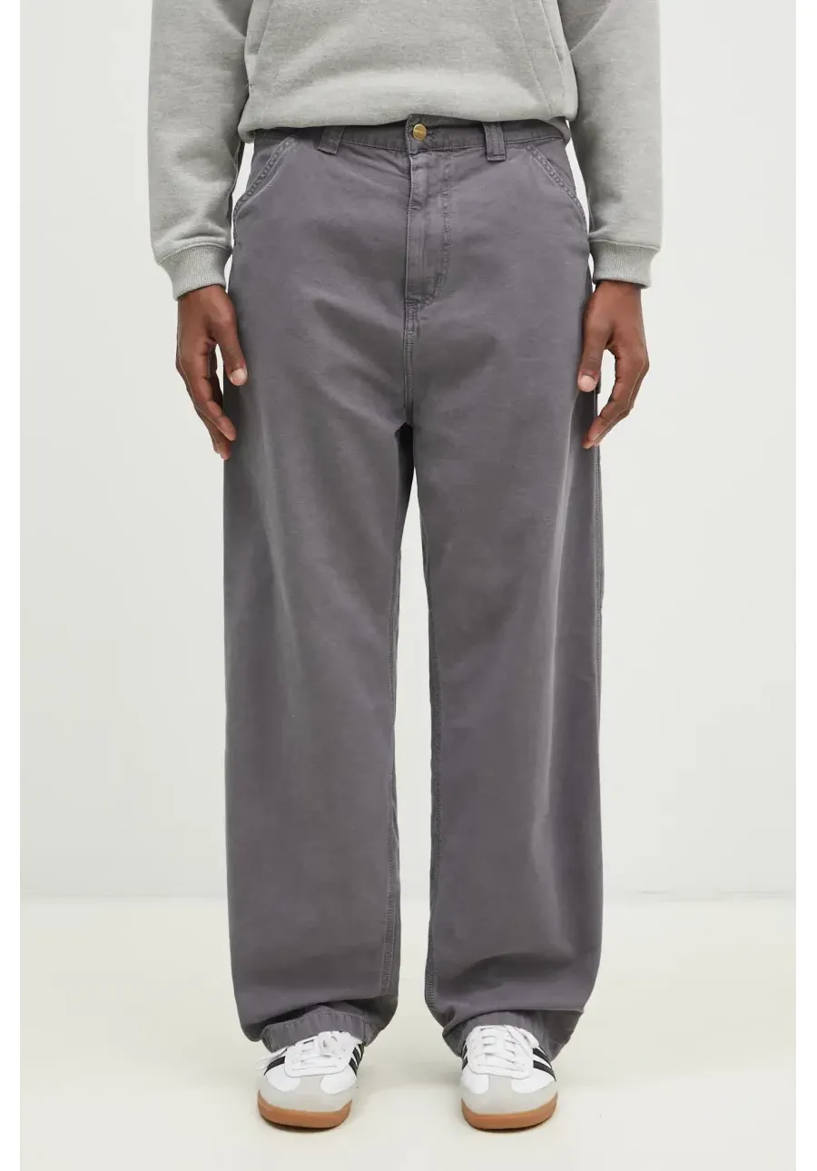 obrazek 1 Carhartt WIP spodnie bawełniane OG Single Knee Pant kolor szary w fasonie cargo I033754.874J