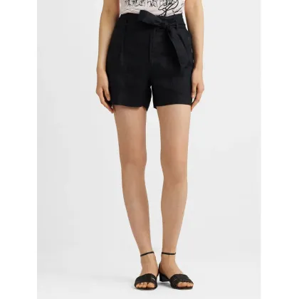 Zdjęcie Lauren Ralph Lauren Szorty materiałowe 200862092001 Czarny Regular Fit LAUREN RALPH LAUREN