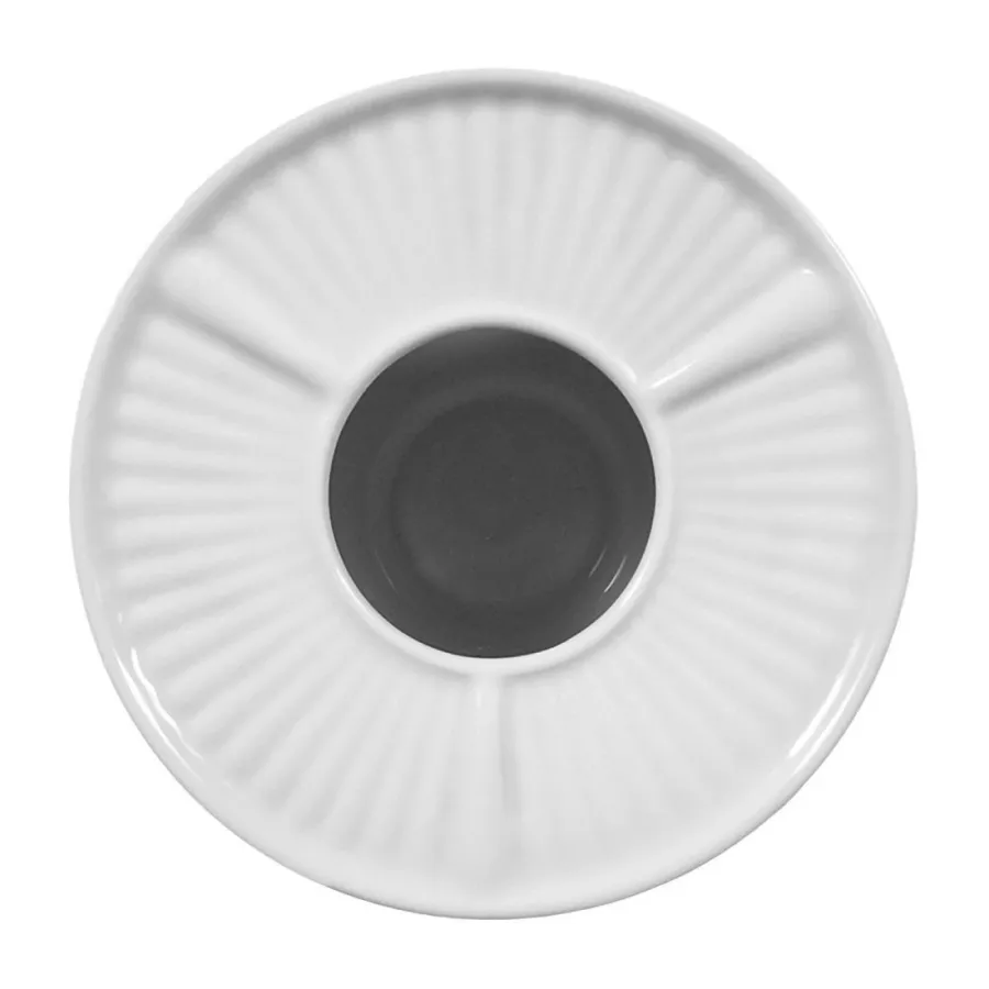 obrazek 3 Stylowy porcelanowy podgrzewacz w kolorze białym z Niemiec - Seltmann Weiden
