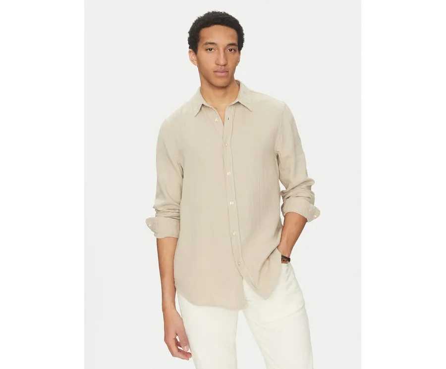 obrazek 1 Guess Koszula M5GH85 WH831 Écru Regular Fit