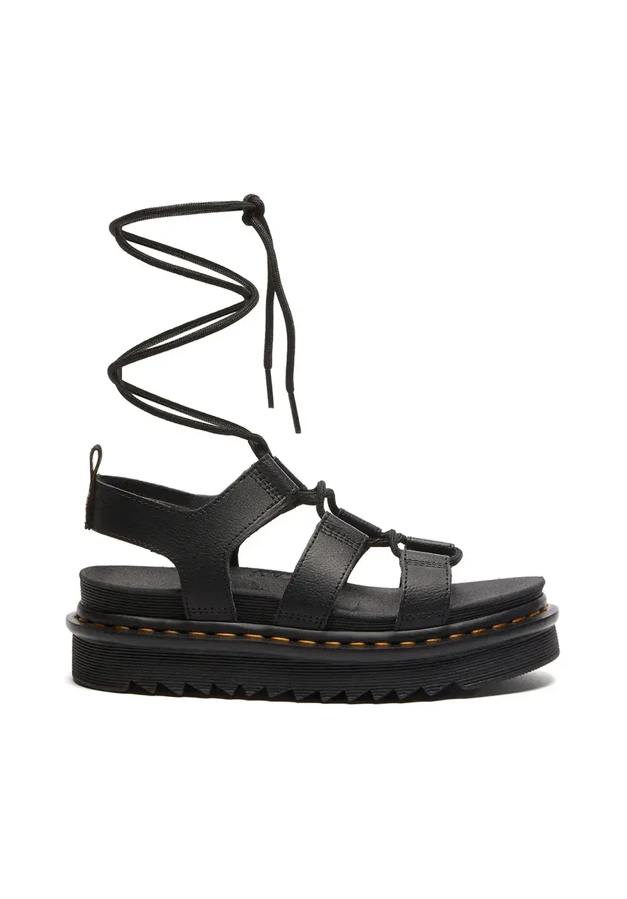obrazek 1 Dr. Martens sandały skórzane Nartilla damskie kolor czarny na platformie DM31617001