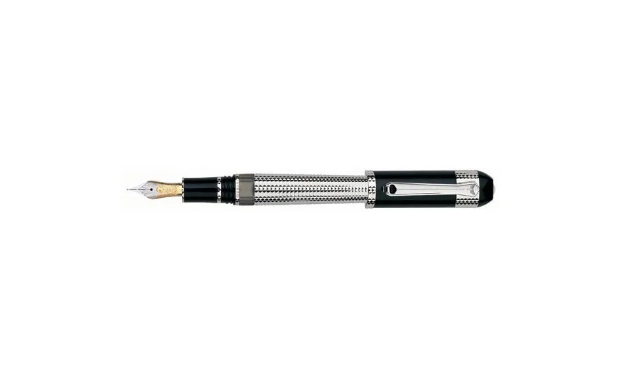picture 1 Fountain Pen Tibaldi Excelsa Black Platinum