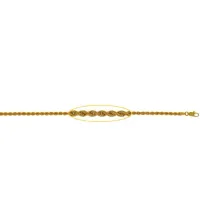 Picture Gold string bracelet 19 cm