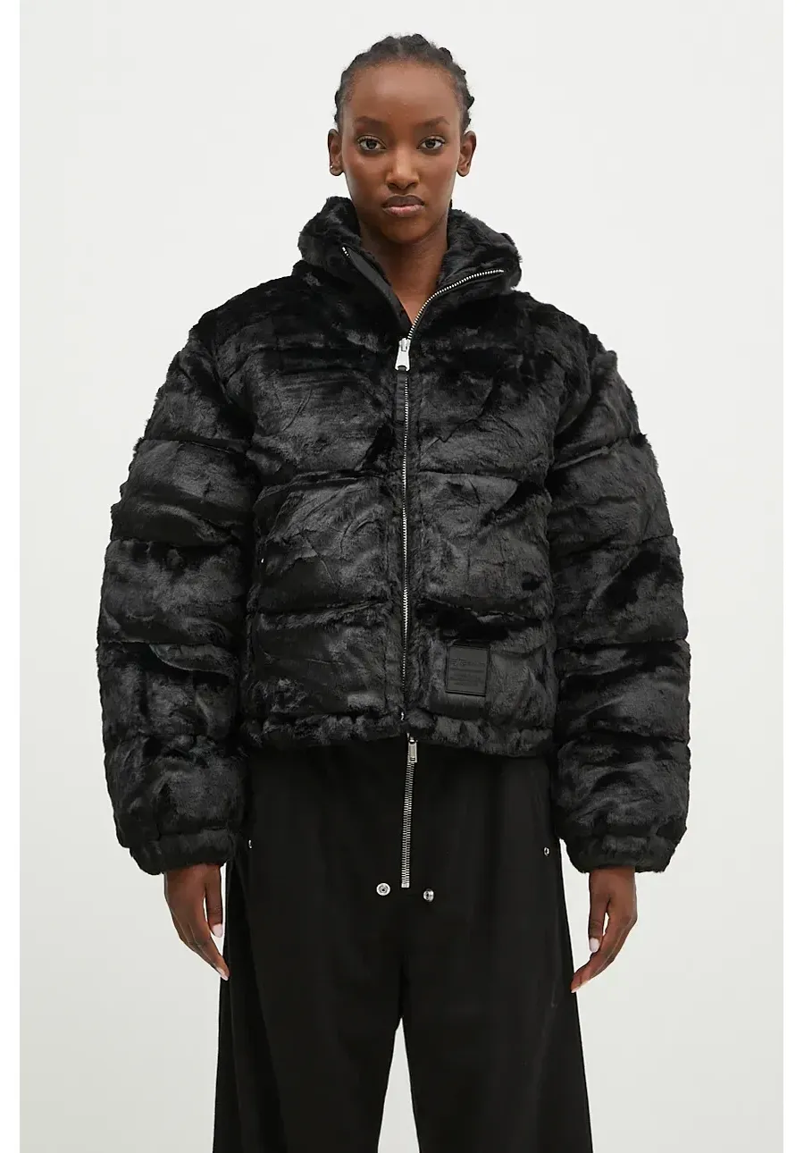 obrazek 1 Alpha Industries kurtka Fur Puffer damska kolor czarny zimowa 148002