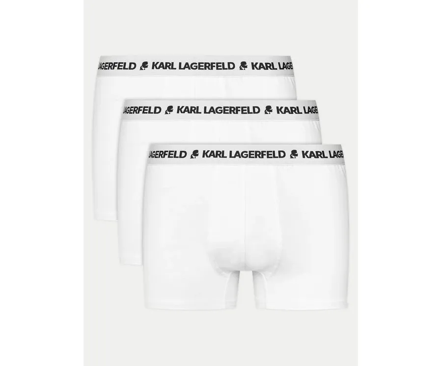 obrazek 1 KARL LAGERFELD Komplet 3 par bokserek A1M47151 Biały