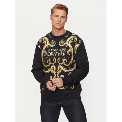 Zdjęcie Versace Jeans Couture Bluza 77GAI3RB Czarny Regular Fit