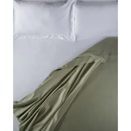 Zdjęcie Wysokiej jakości prześcieradło Piana z satyny bawełnianej
