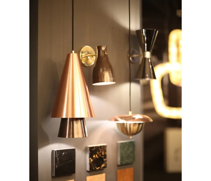 obrazek 1 Lampa wisząca Shard o podwójnym stożkowatym kloszu
