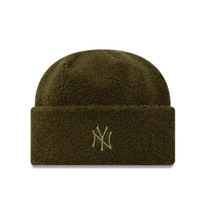 Zdjęcie New Era Czapka Borg New York Yankees Cuff Knit Beanie 60580758 Zielony