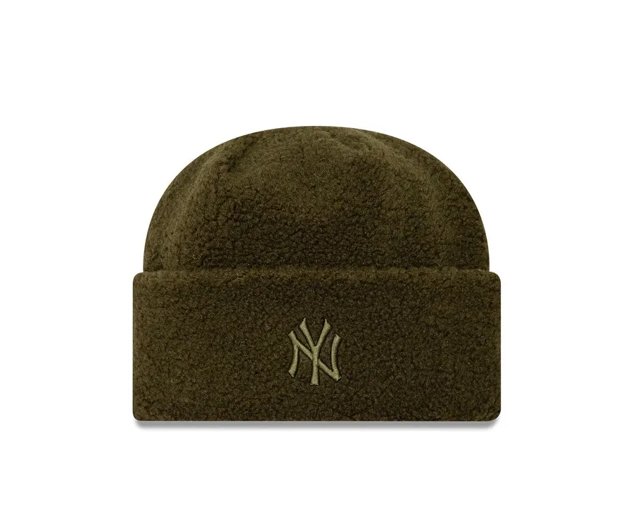 obrazek 1 New Era Czapka Borg New York Yankees Cuff Knit Beanie 60580758 Zielony
