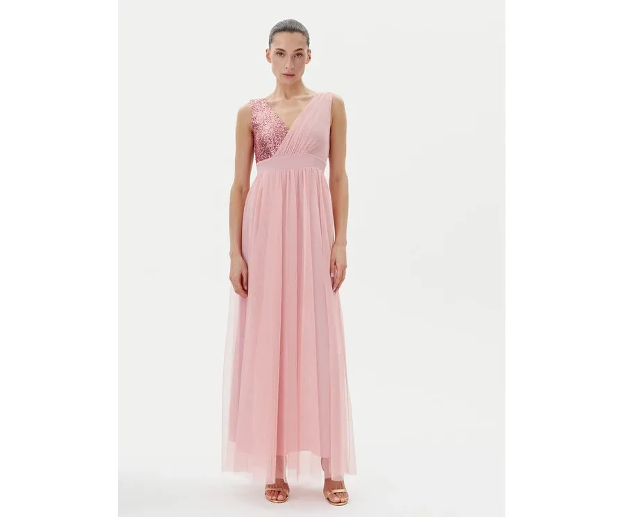 obrazek 1 Rinascimento Sukienka wieczorowa CFC0123704003 Różowy Regular Fit