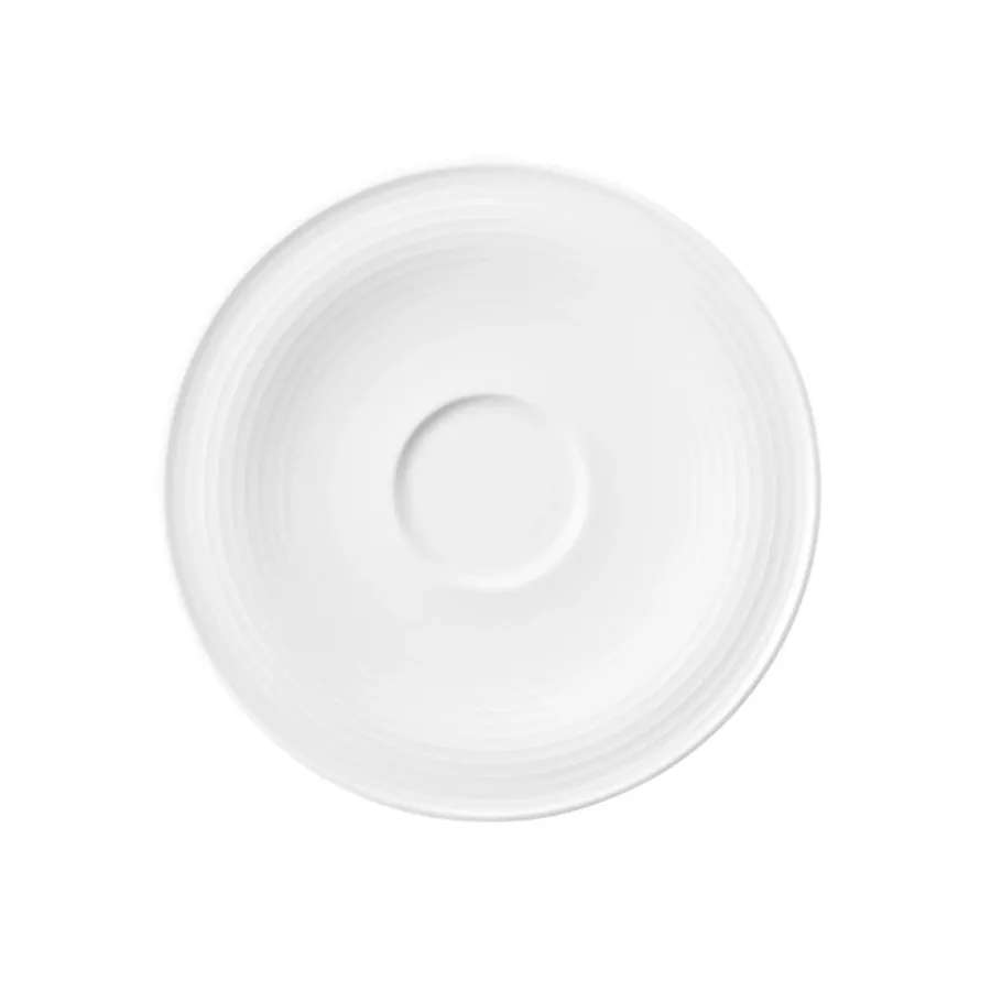obrazek 1 Duży biały porcelanowy spodek 16,5 cm z Niemiec - Seltmann Weiden