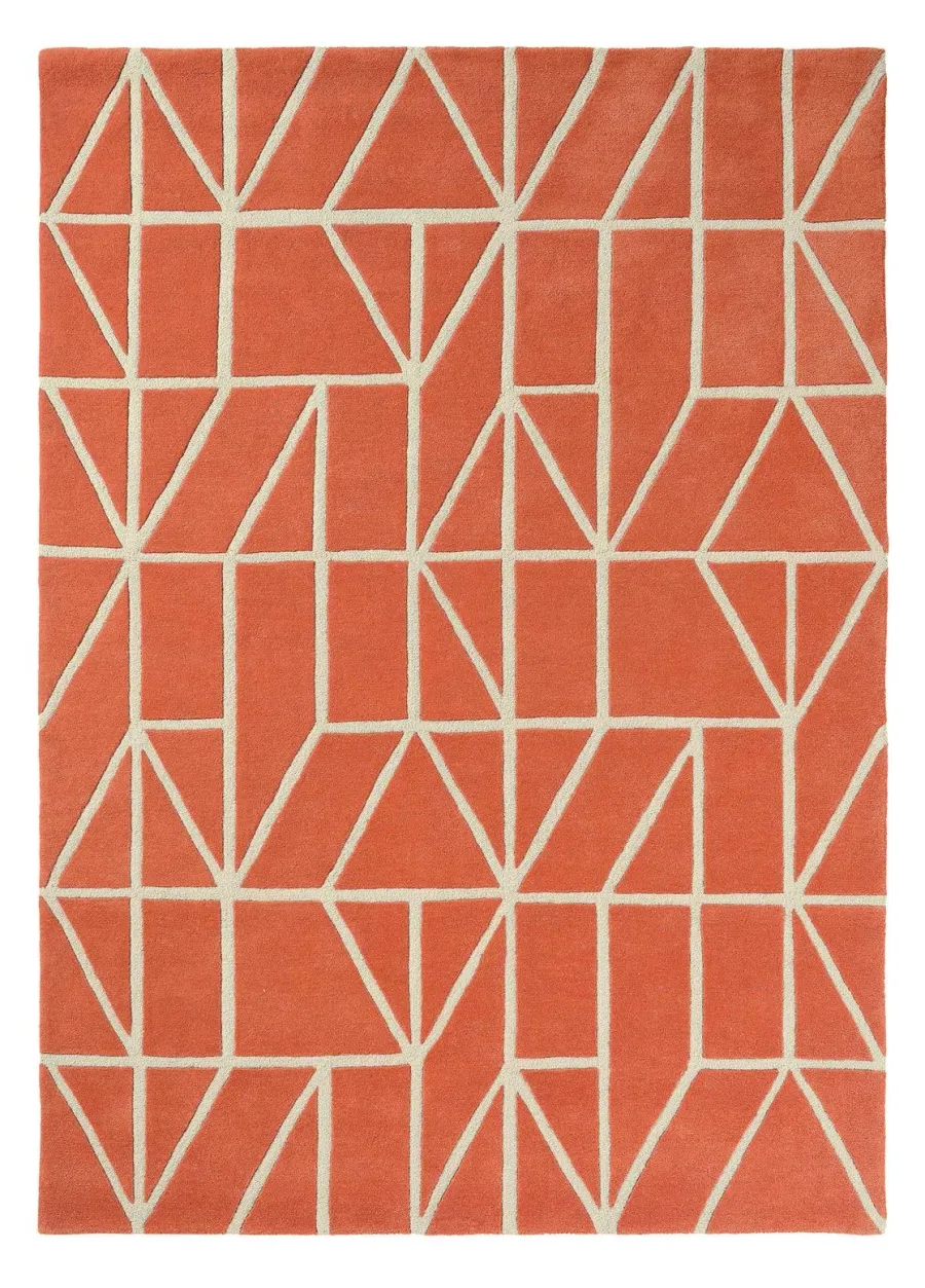 obrazek 1 Unikalny czerwony geometryczny dywan – Brink & Campman
