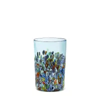 Picture A colorful set of 6 glasses made of Venetian Murano glass