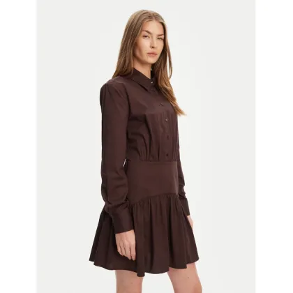 Zdjęcie STAUD Sukienka koszulowa Rocco R25S2112PO Brązowy Regular Fit