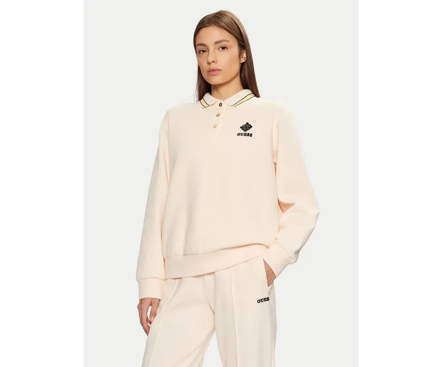 obrazek 1 Guess Bluza V5RQ01 KCLD1 Écru Regular Fit