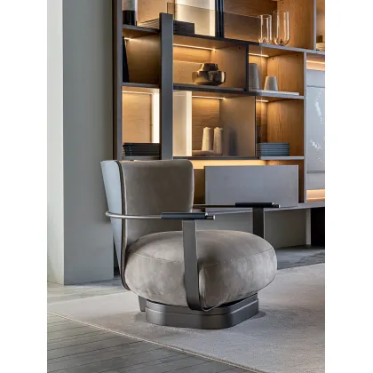 Zdjęcie Designerski fotel do salonu w stylu minimalistycznym