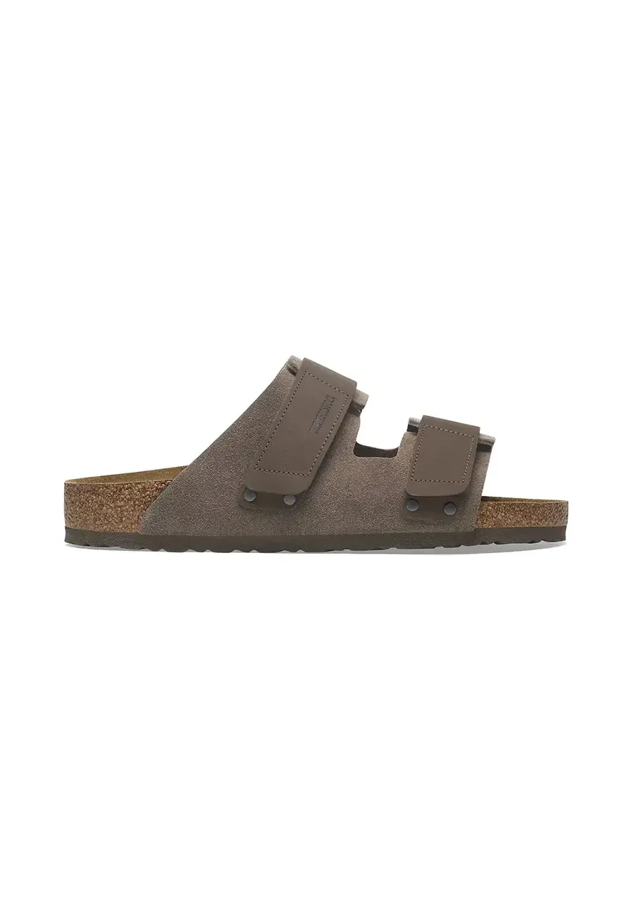 obrazek 1 Birkenstock klapki skórzane Uji męskie kolor zielony 1029200