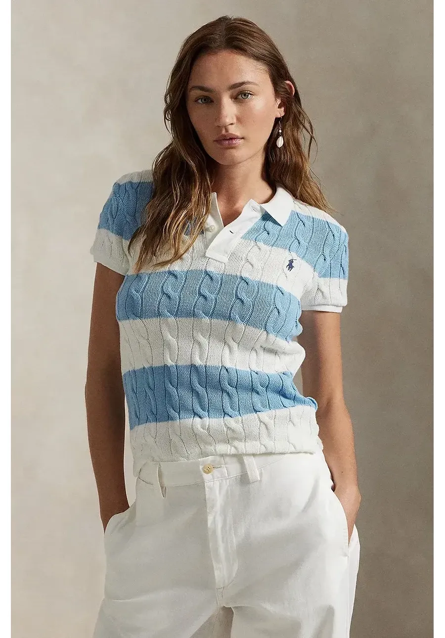 obrazek 1 Polo Ralph Lauren sweter bawełniany kolor biały 211943043