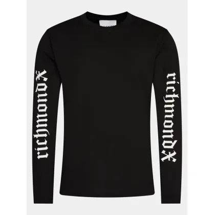 Zdjęcie Richmond X Longsleeve Hairiti UMP24139TS Czarny Regular Fit