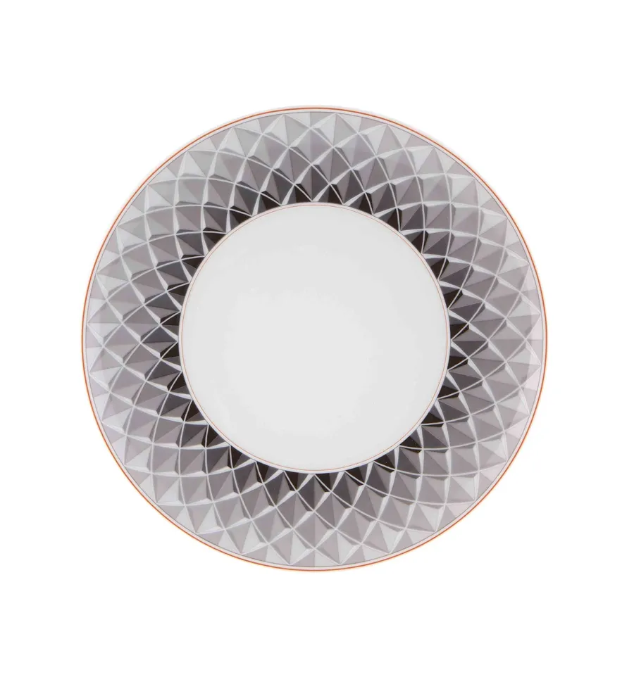 obrazek 1 Porcelanowy talerz deserowy Maya z wyjątkowym geometrycznym wzorem - Vista Alegre