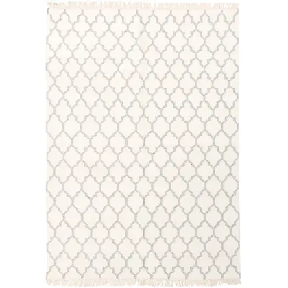 Picture Unconventional carpet Moroccan clover, white - CARPE DIEM WHITE 7060