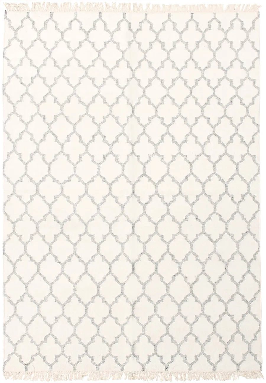 picture 1 Unconventional carpet Moroccan clover, white - CARPE DIEM WHITE 7060