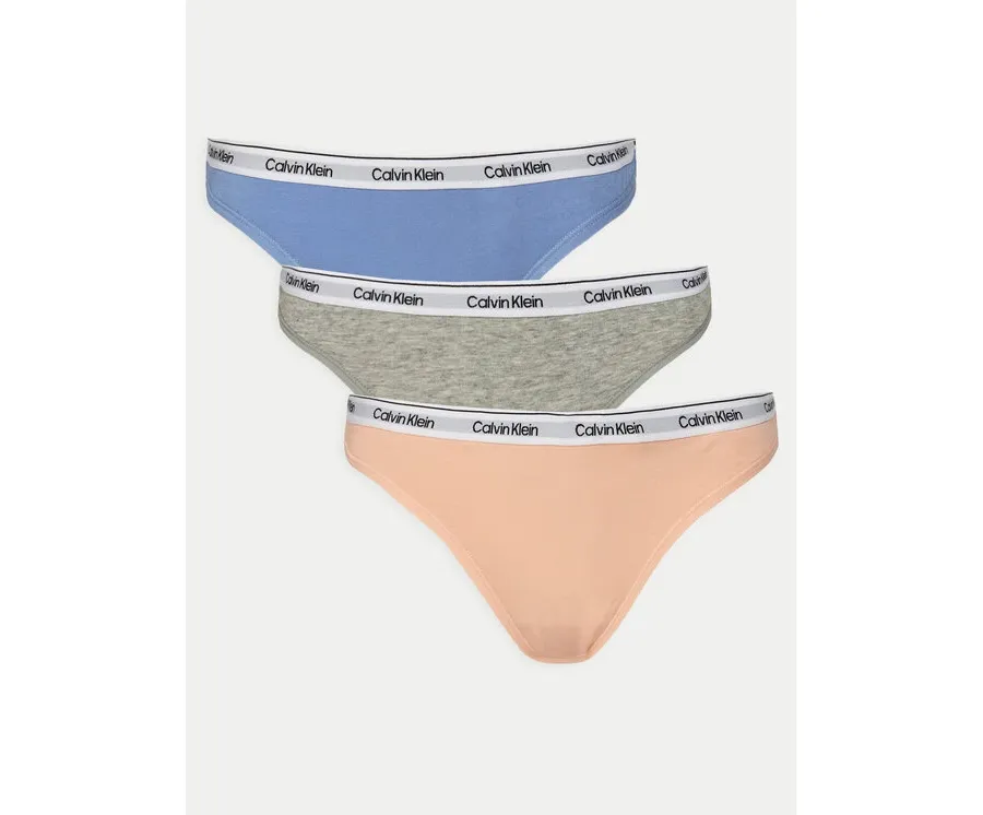 obrazek 1 Calvin Klein Underwear Komplet 3 par stringów 000QD5209E Kolorowy