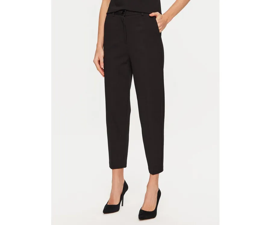 obrazek 1 ViCOLO Spodnie materiałowe TS0102 Czarny Regular Fit