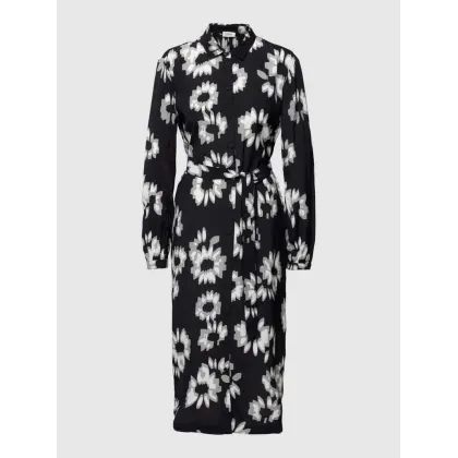 Zdjęcie Sukienka midi z wiązanym paskiem