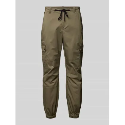 Zdjęcie Spodnie cargo o kroju tapered fit z tunelem model ‘PALAL’