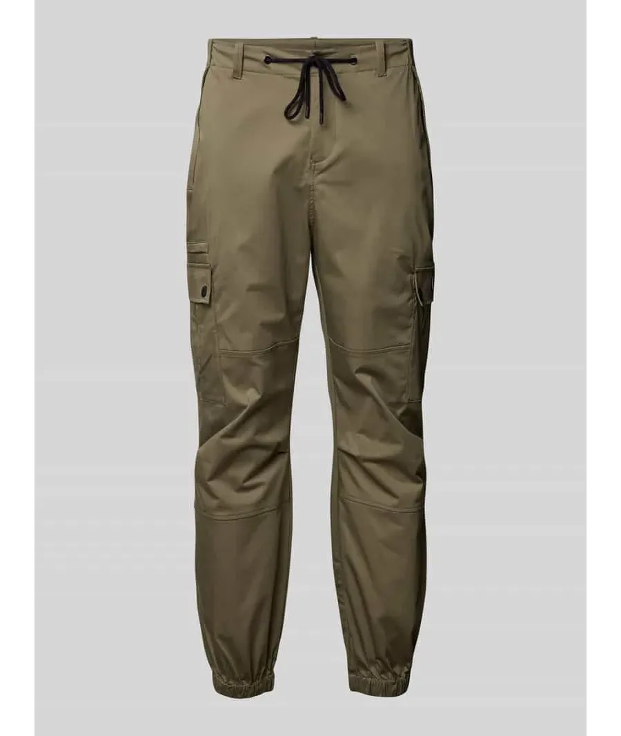 obrazek 1 Spodnie cargo o kroju tapered fit z tunelem model ‘PALAL’