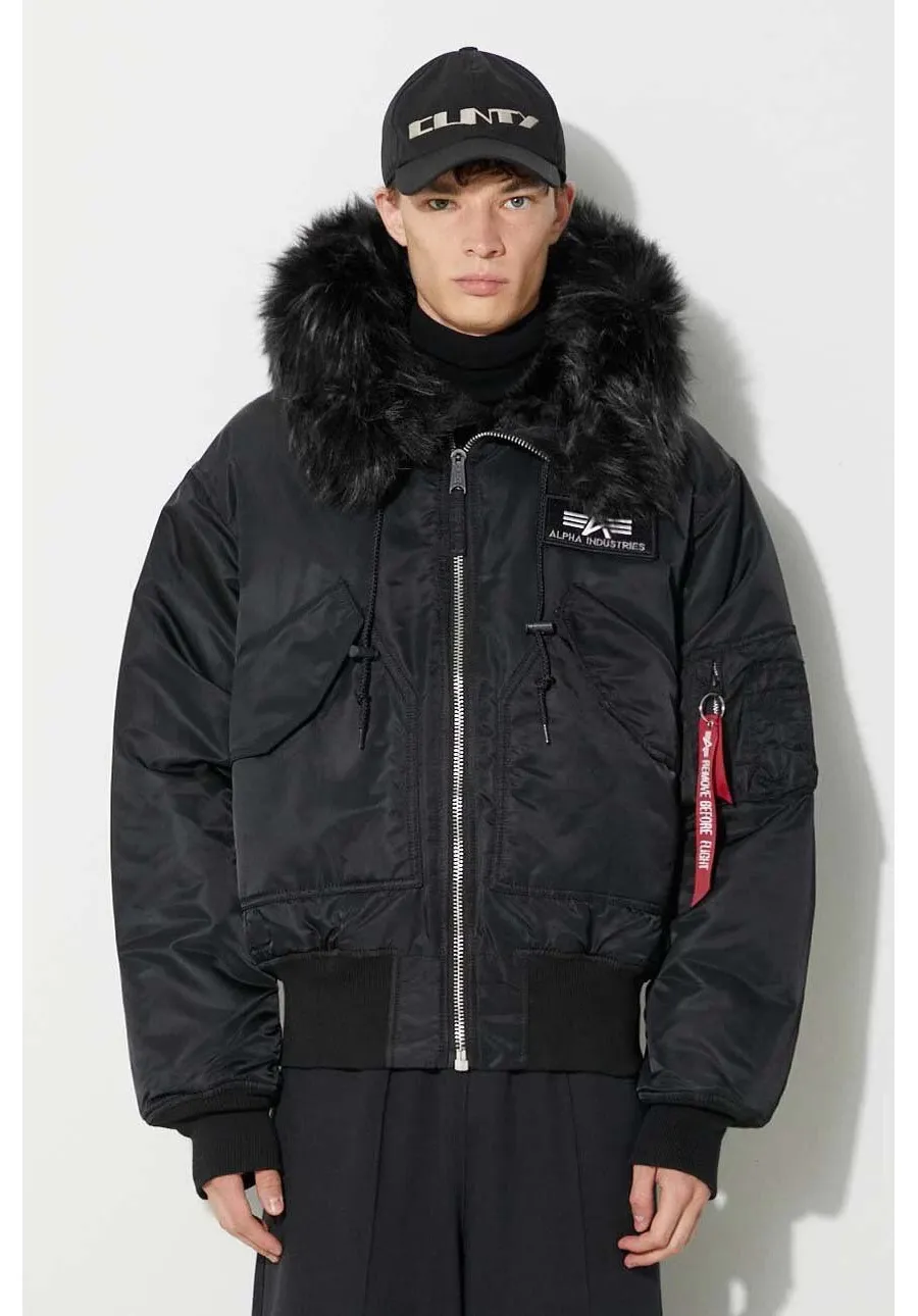 obrazek 1 Alpha Industries kurtka 45P Hooded Custom męska kolor czarny zimowa 113145.515